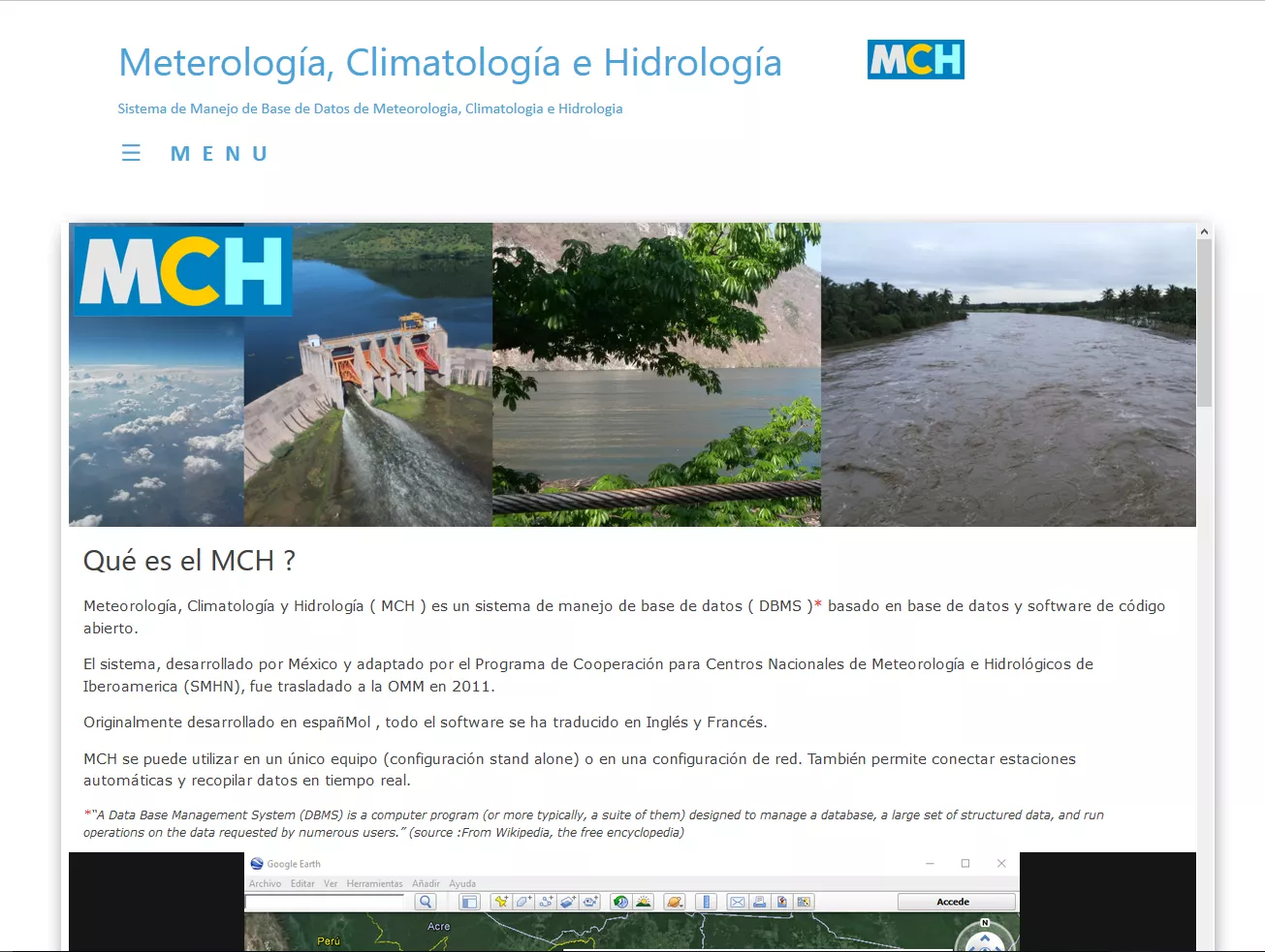 MCH Página Web